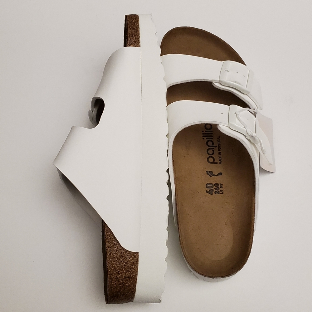 Birkenstock Papillio White Platform Sandals - Picture 6 of 9